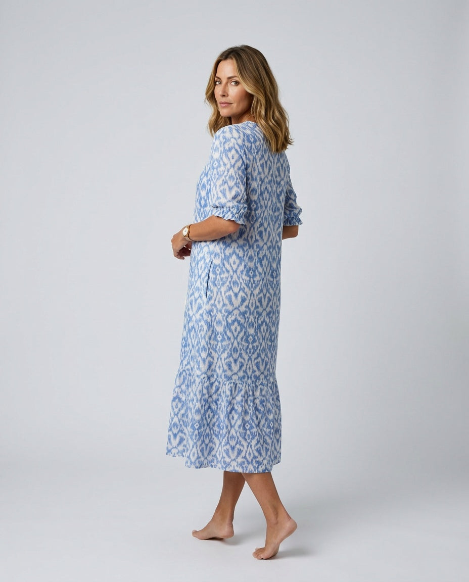 Elin | Breezy Coastal Midi Dress
