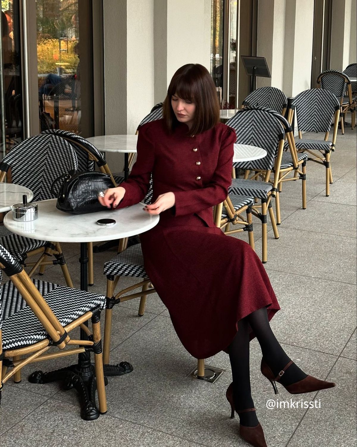 Harlow | Retro Single-Breasted Tweed Jacket