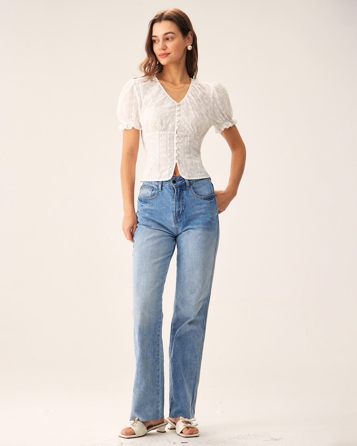 Priya | Floral Puff Sleeve Blouse