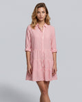 Suri | Striped Button Front Mini Dress