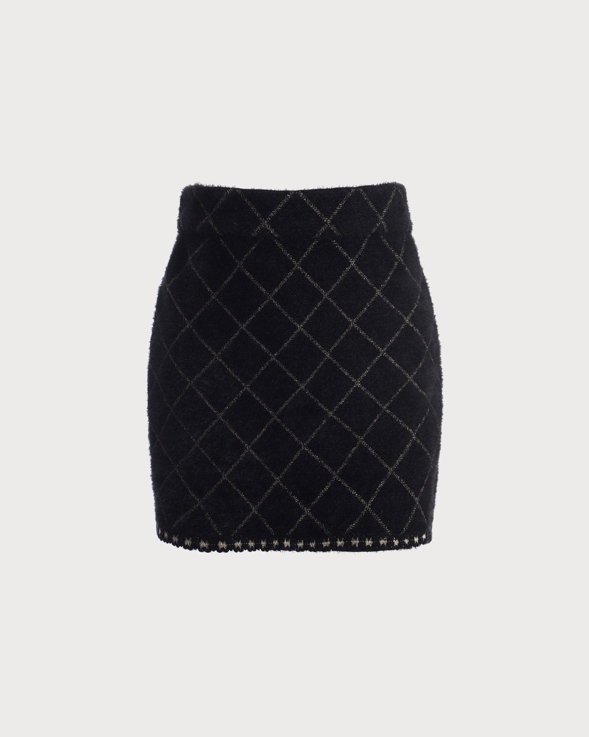 Freya | Argyle Knit Cardigan & Mini Skirt Set
