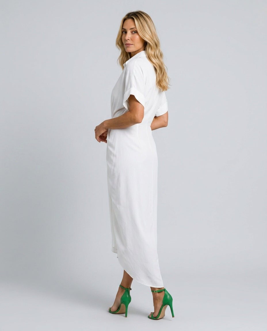 Selene | Relaxed Everyday Polyester Maxi Dress