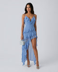 Kira | Ruffle Detail Wedding Guest Maxi Dress