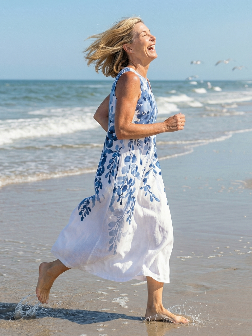 Riley | Breezy White Summer Maxi Dress