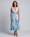 Ottilie | Pleated Sleeveless Maxi Dress