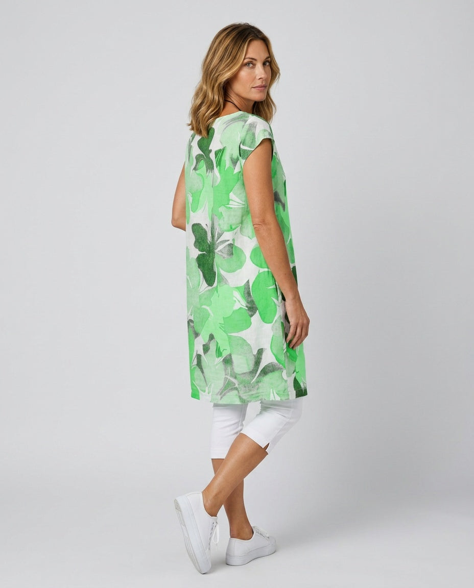 Elisa | Relaxed Fit Short Sleeve Mini Dress