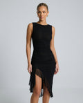 Emmeline | Short Sleeve Midi Party Dress