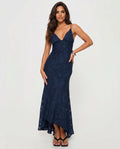 Cyrene | Wrap-Style Wedding Guest Maxi Dress