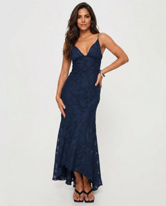 Cyrene | Wrap-Style Wedding Guest Maxi Dress