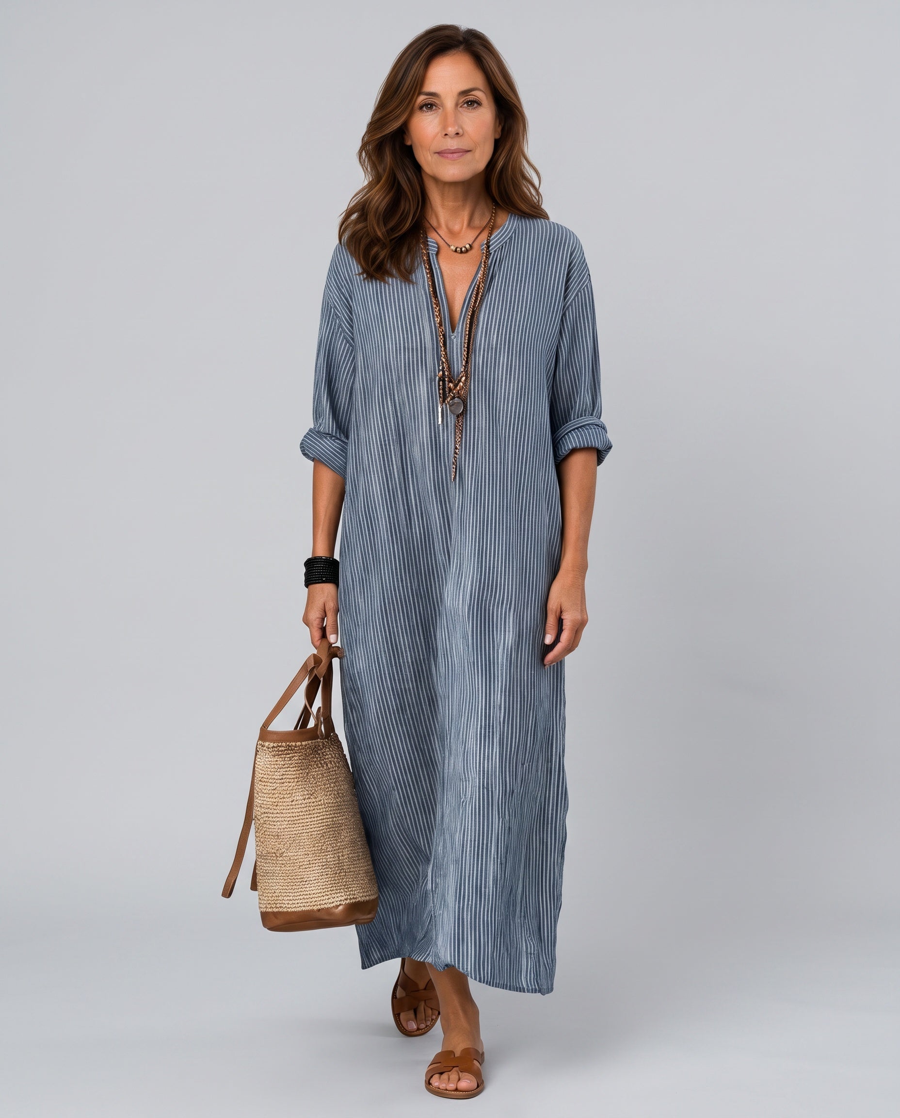 Remi | Flowy V-Neck Maxi Dress