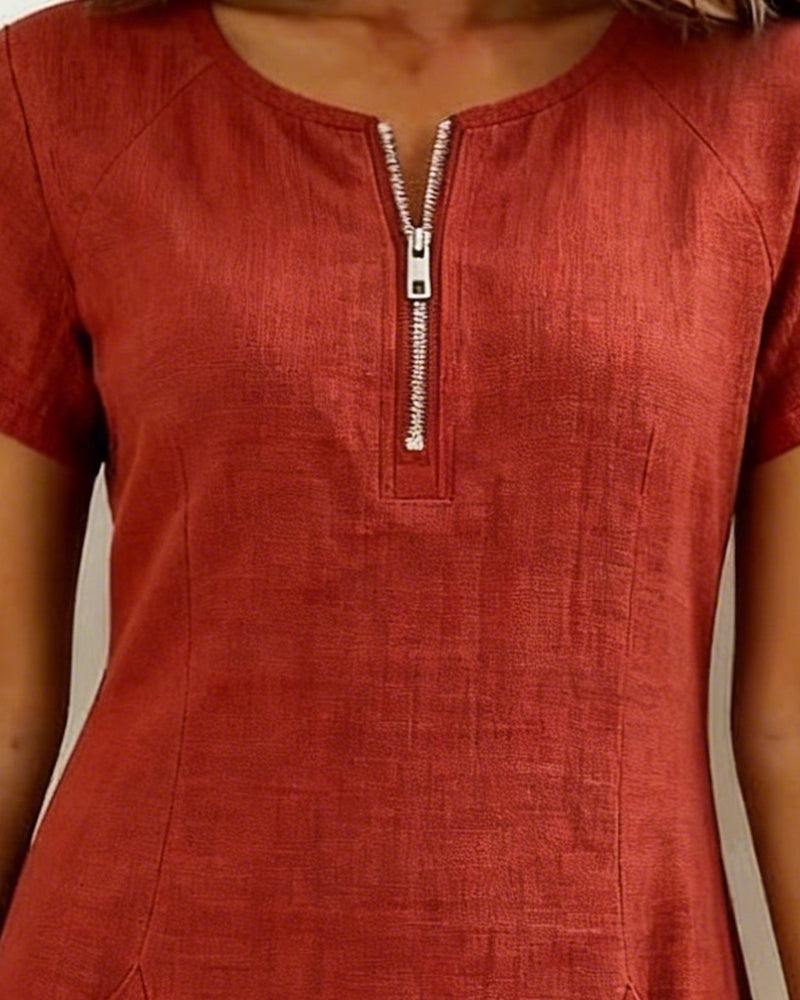 Lorena | Casual Mini Dress with Pockets
