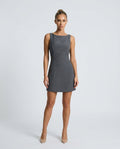 Tatum | Boat Neck Sleeveless Mini Dress