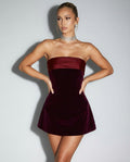 Harlow | Strapless A-Line Mini Dress