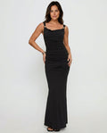 Yakira | Halter Cut-Out Maxi Dress