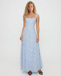 Margaux | Burnout Floral Maxi Dress