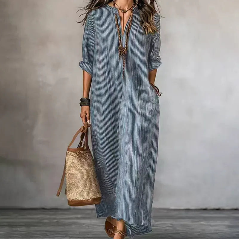 Remi | Flowy V-Neck Maxi Dress