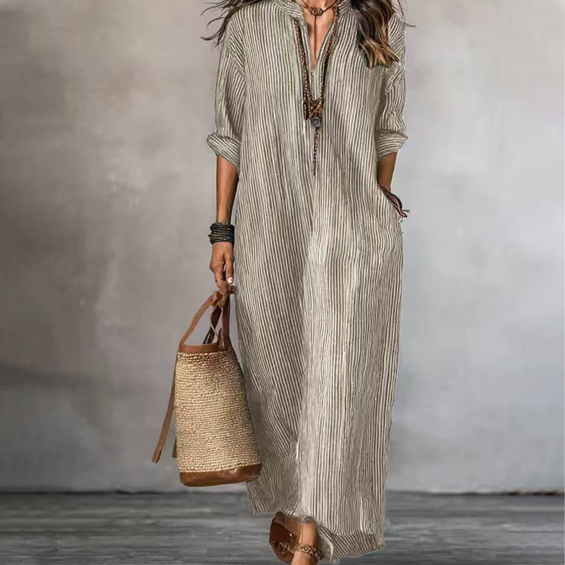 Remi | Flowy V-Neck Maxi Dress