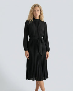 Celeste | Pleated Midi Dress