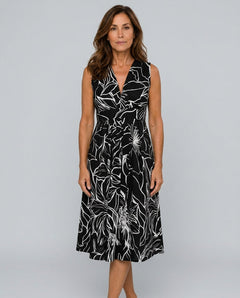 Emerson | Sleeveless Comfort Fit Midi Dress
