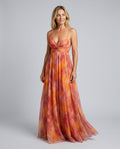 Kira | Multicolour Spaghetti Strap Maxi Dress