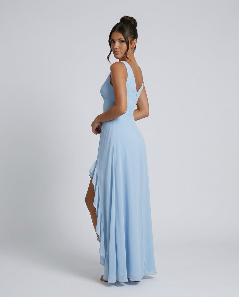 Isolde | Sleeveless Side Slit Maxi Dress