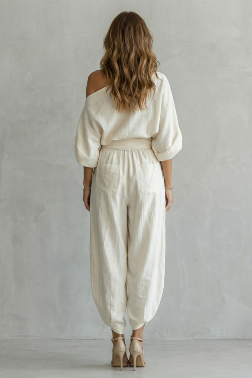 Alméra | Off-Shoulder Relaxed Two-Piece Set