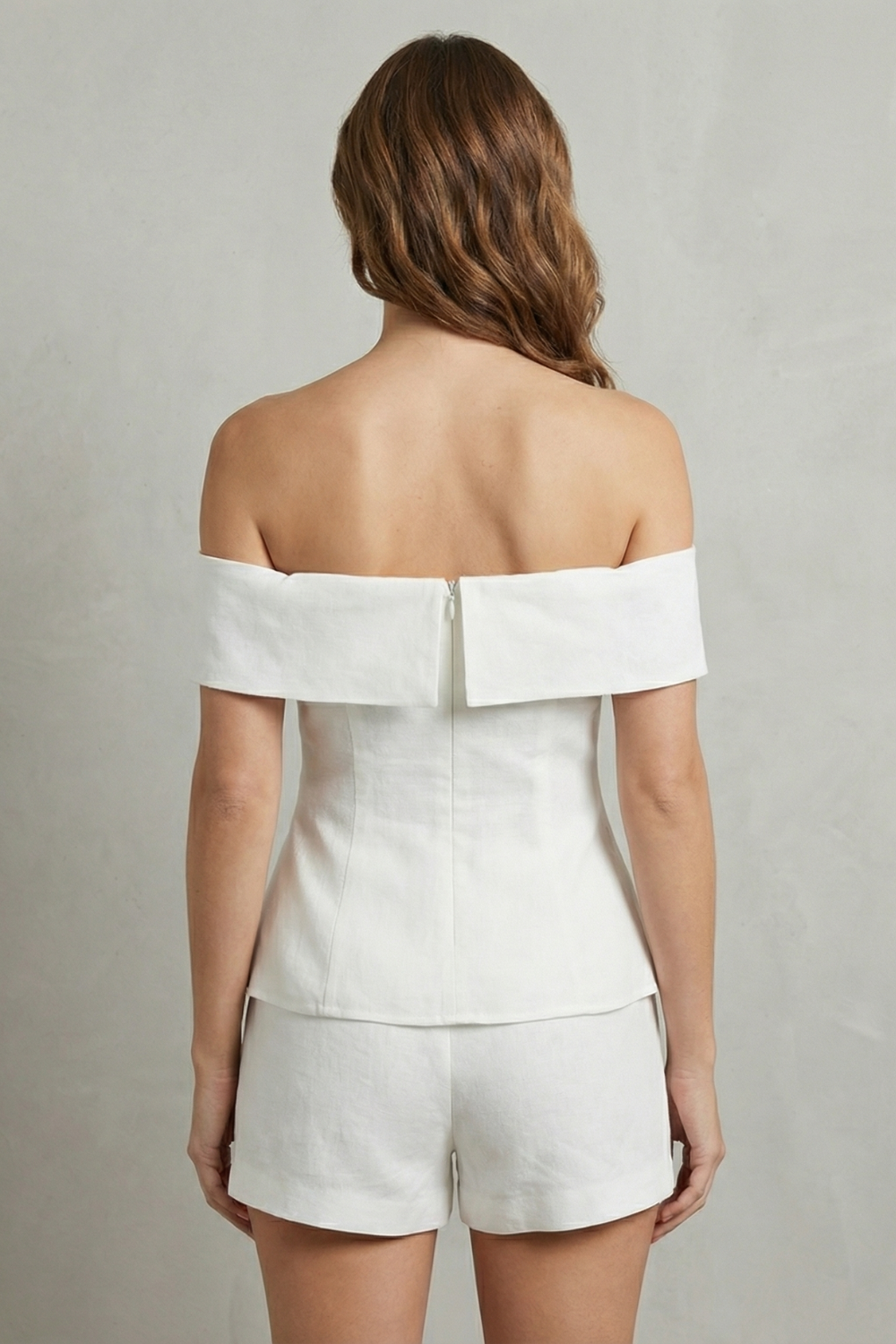 Alvienne | Off-Shoulder Peplum Two-Piece Set
