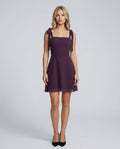 Cleo | Tie Strap Chiffon Mini Dress