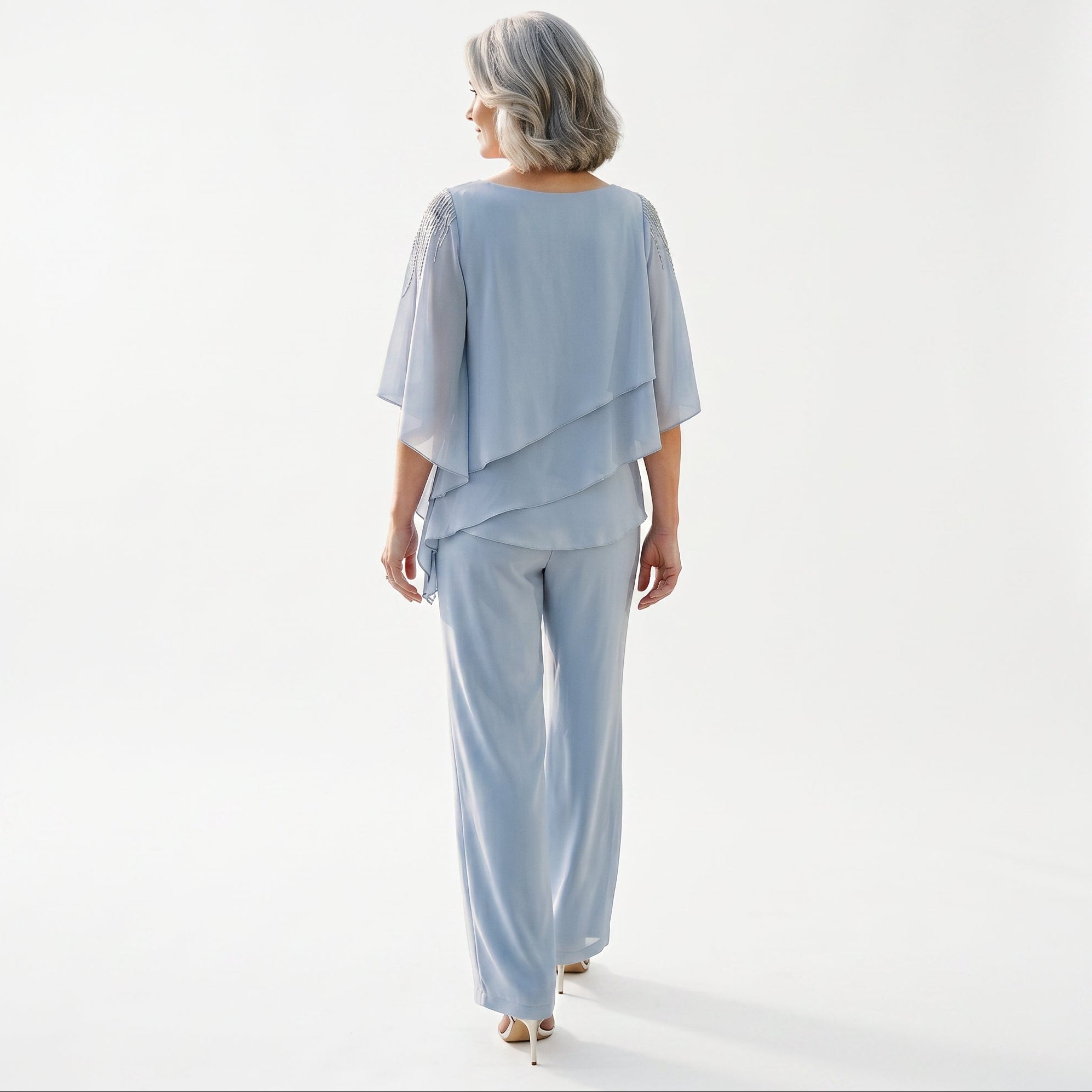 Margot | Tailored Navy Blue Pant Suit Set