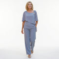 Margot | Tailored Navy Blue Pant Suit Set