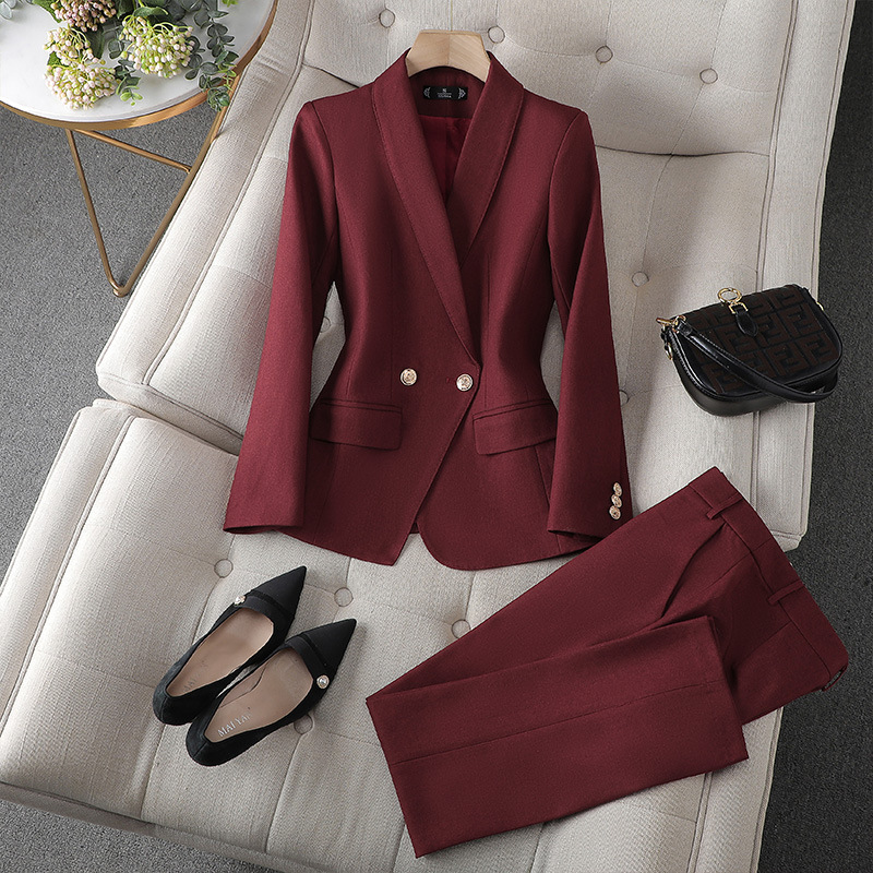 Isolde | Tweed-Look Blazer & Pants Co-ord Set