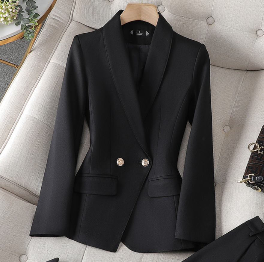 Isolde | Tweed-Look Blazer & Pants Co-ord Set