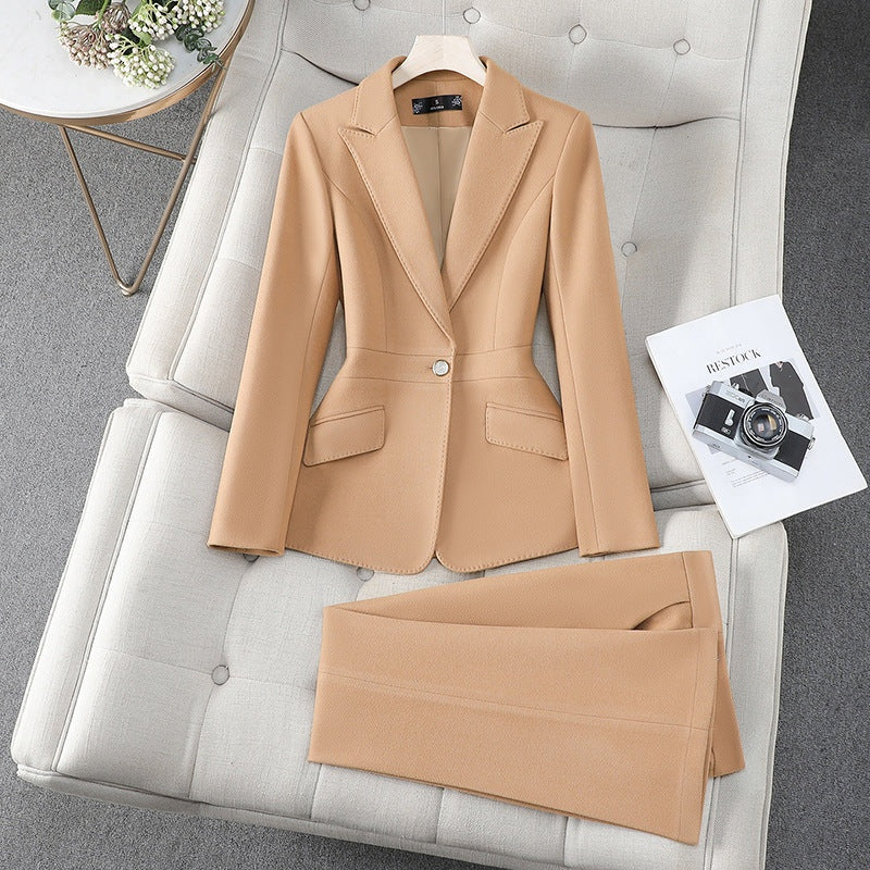 Isolde | Tweed-Look Blazer & Pants Co-ord Set