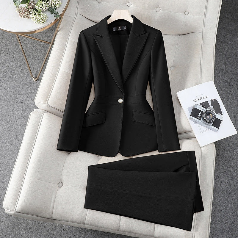 Isolde | Tweed-Look Blazer & Pants Co-ord Set