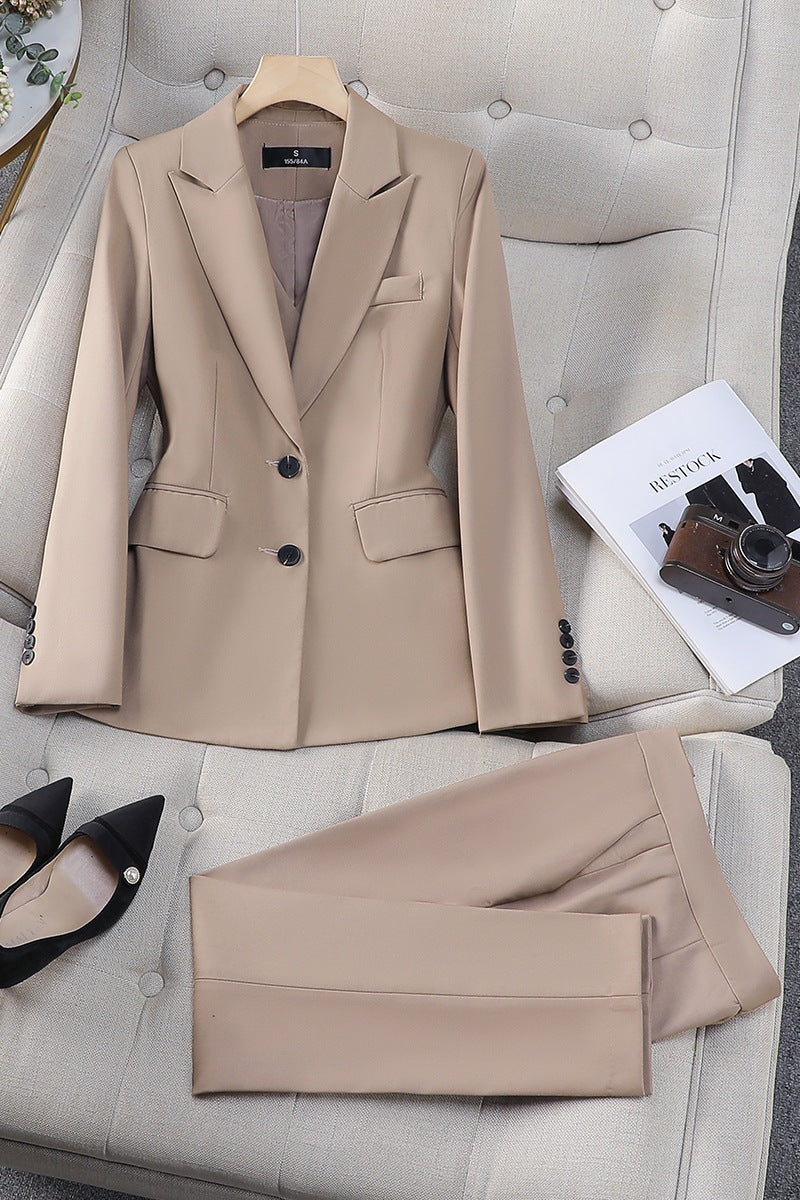 Isolde | Tweed-Look Blazer & Pants Co-ord Set