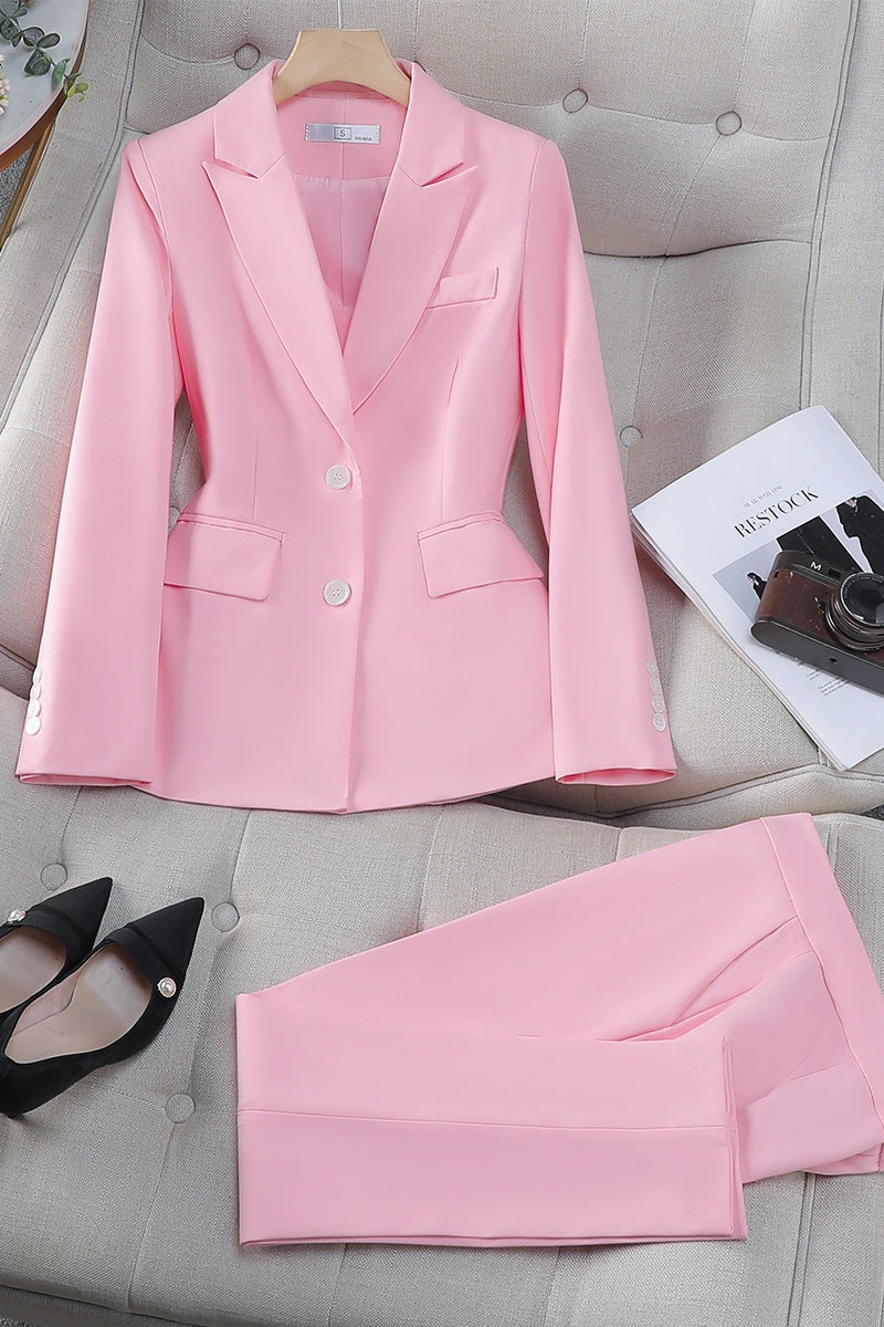Isolde | Tweed-Look Blazer & Pants Co-ord Set