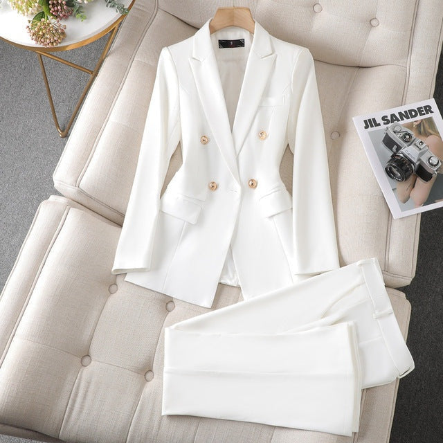 Camille | Tailored Blazer & Wide-Leg Trouser Set