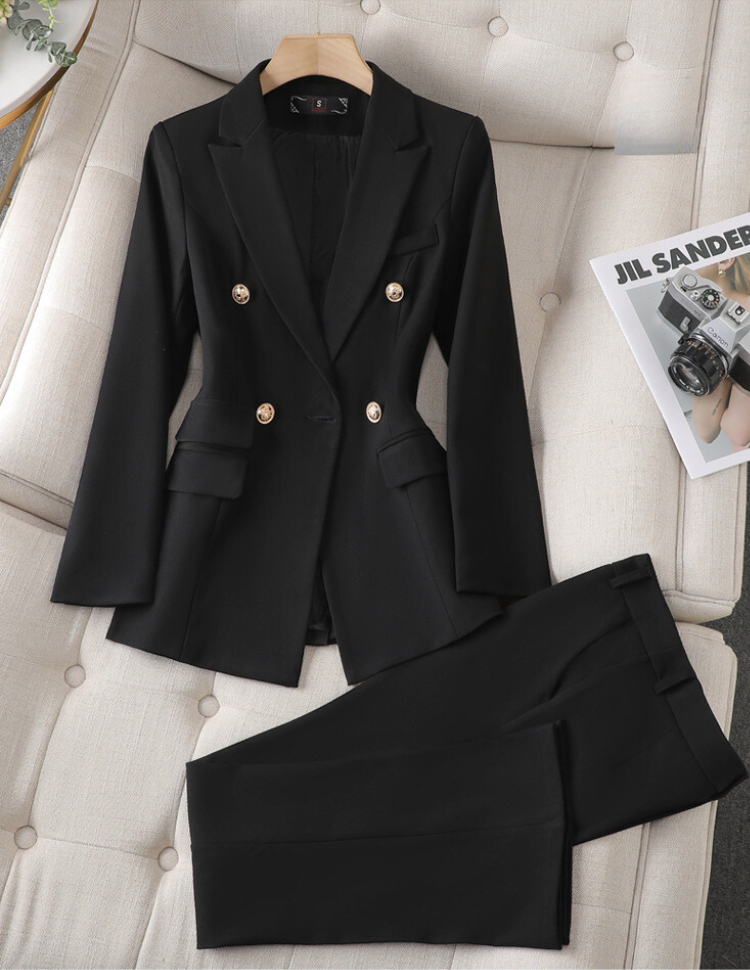 Camille | Tailored Blazer & Wide-Leg Trouser Set