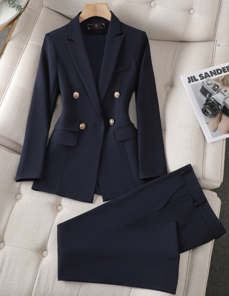 Camille | Tailored Blazer & Wide-Leg Trouser Set