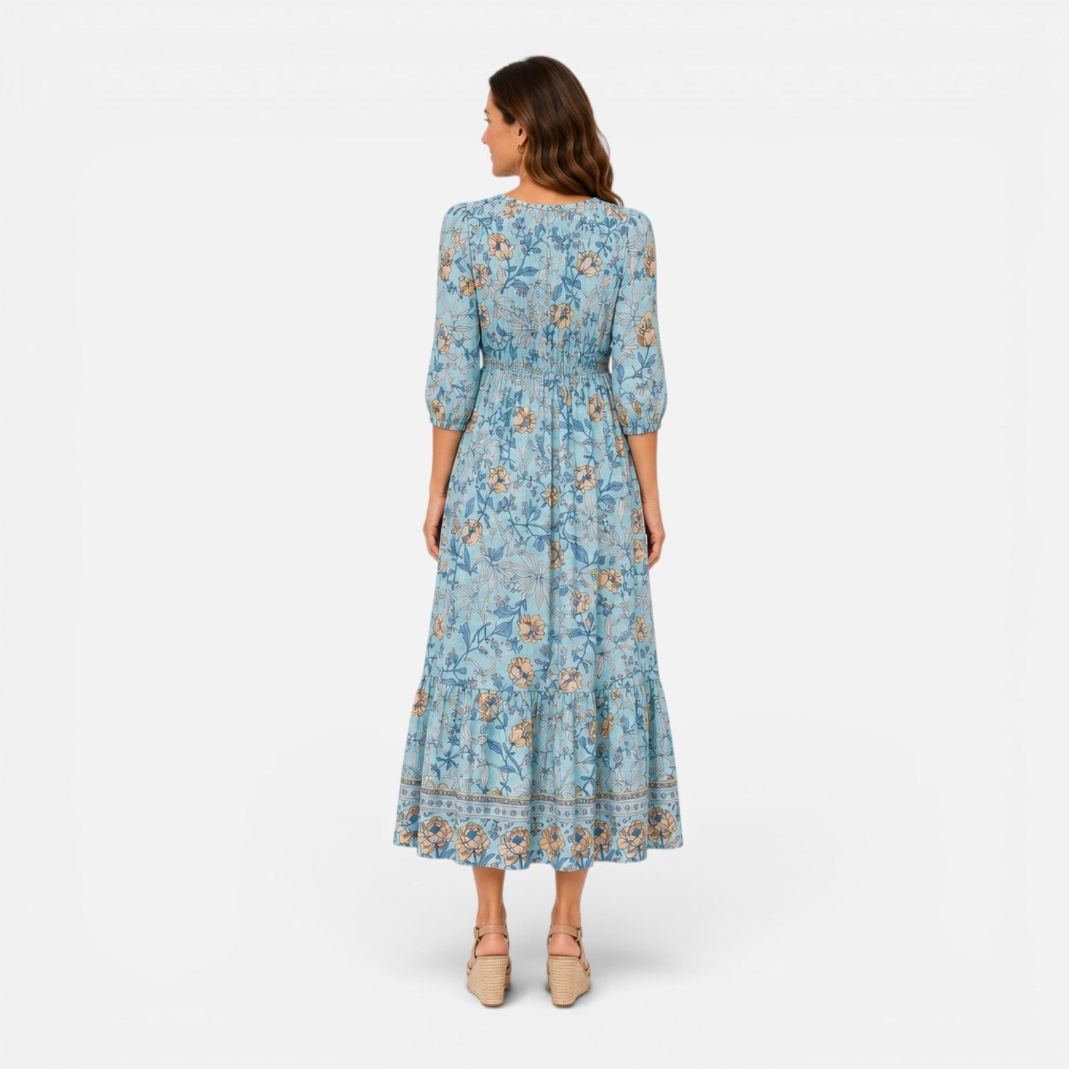 Rocio | Floral Print Midi Dress