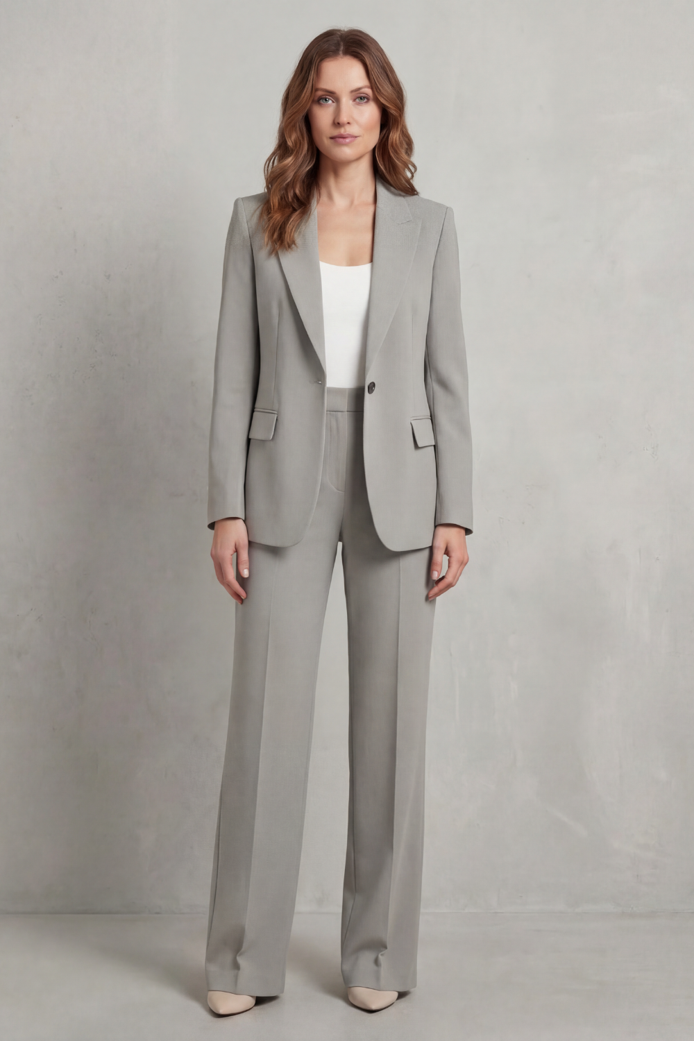 Aurelia | Tailored Long Sleeve Power Suit Set