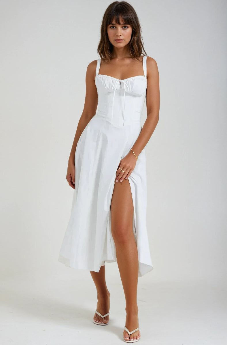 Catherine | Corset Midi Party Dress