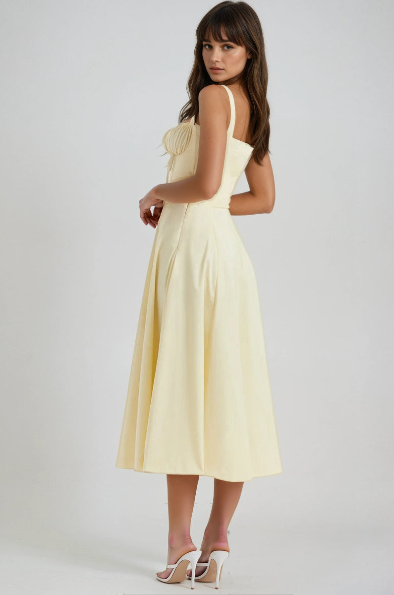 Catherine | Corset Midi Party Dress