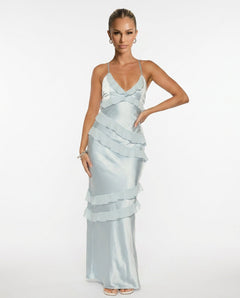 Nadira | Ruffle Maxi Dress