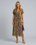 Adriana | Relaxed Floral Print Midi Dress
