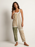 Daria | Printed Casual Dungaree Jumpsuit