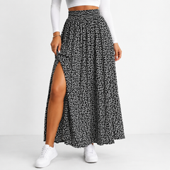 Della | Ditsy Floral Print Maxi Skirt