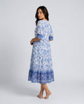 Reese | Porcelain Print Midi Dress