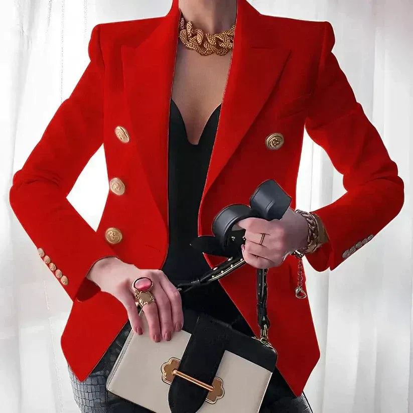 Zara | Double-Breasted Structured Blazer