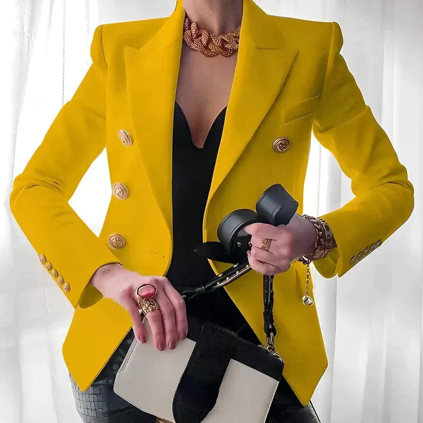 Zara | Double-Breasted Structured Blazer